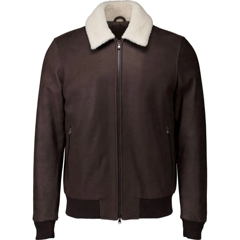 Barba Napoli Lederjacke Barba Napoli 43710 Leren Jassen Donkerbruin Jackie braun