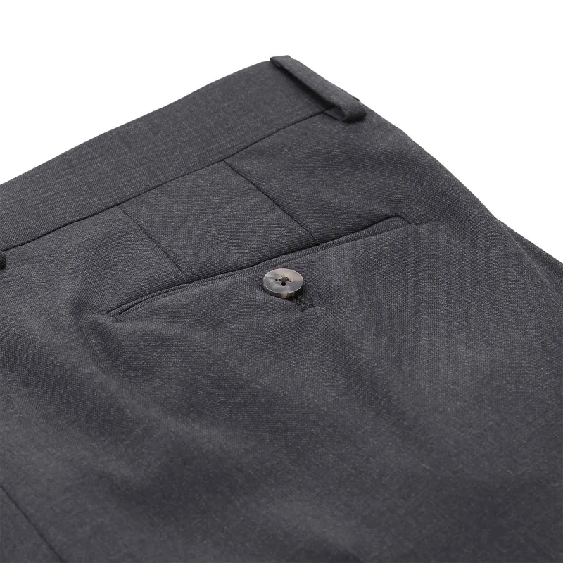 Emanuela Caruso Anzugkombination Zweiteiliger Anzug Aida aus Wolle grau(Image 6)