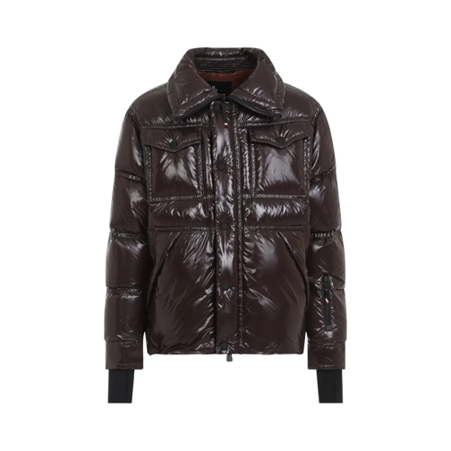 Moncler Übergangsjacke Tecka Brown Polyester Shirt Jacket Brown