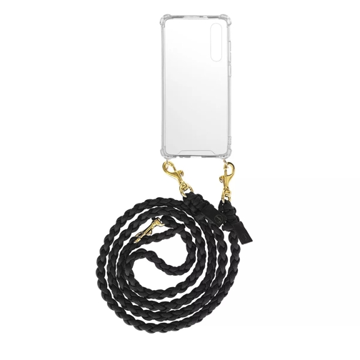 fashionette Smartphone P30 Necklace Braided Black/Gold Telefonfodral