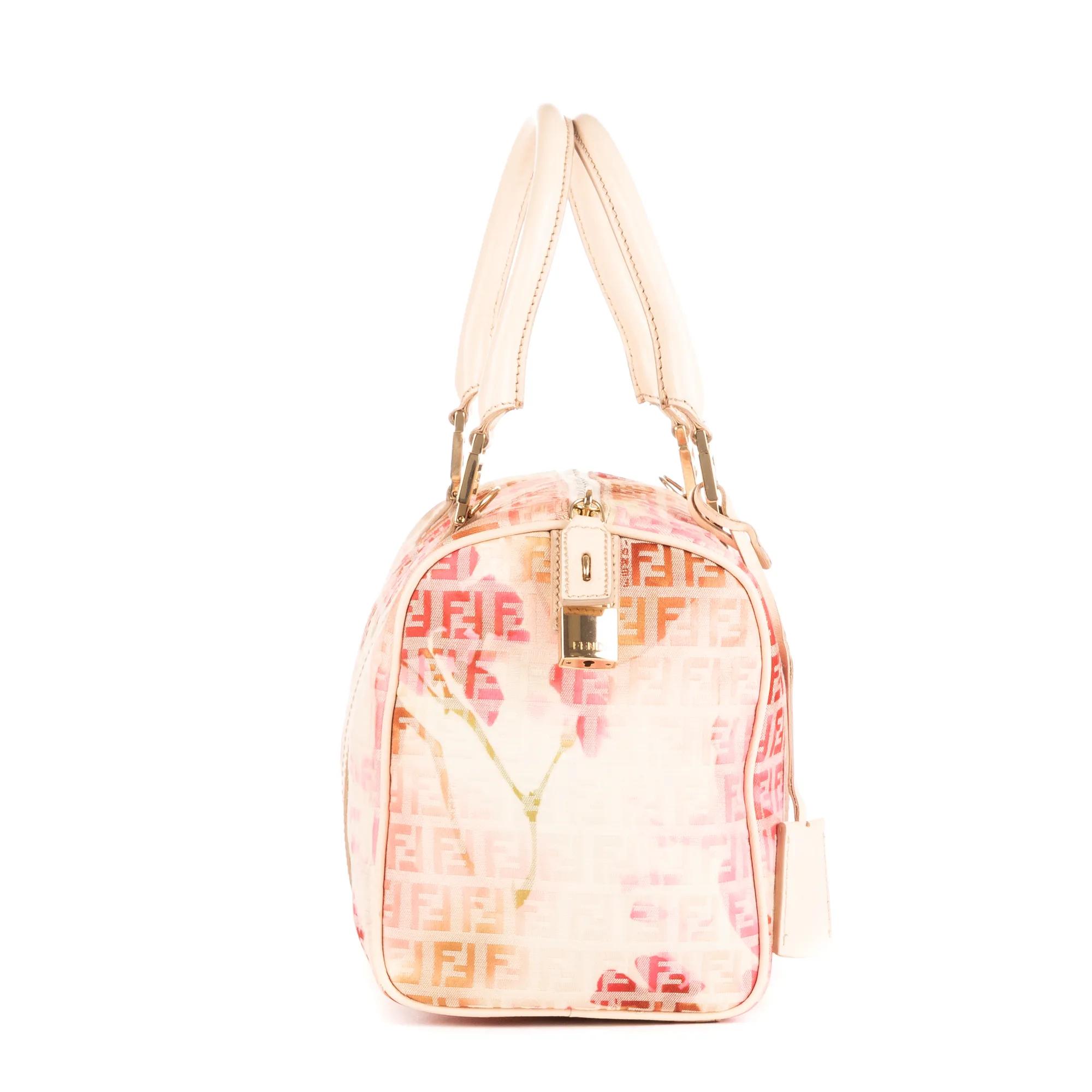 Thumbnail - Fendi Crossbody Bags - Flora Small Boston - Gr. unisize - in Weiß - für Damen