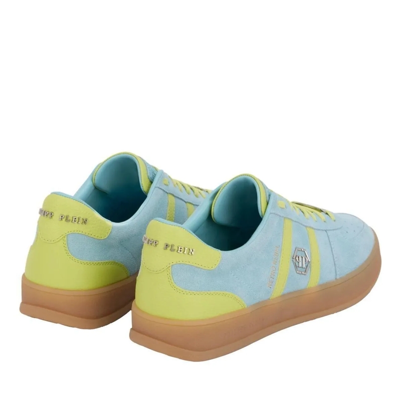Philipp Plein Low-Top-Sneaker Low-Top Sneakers Retro Rebel hell-blau(Image 2)