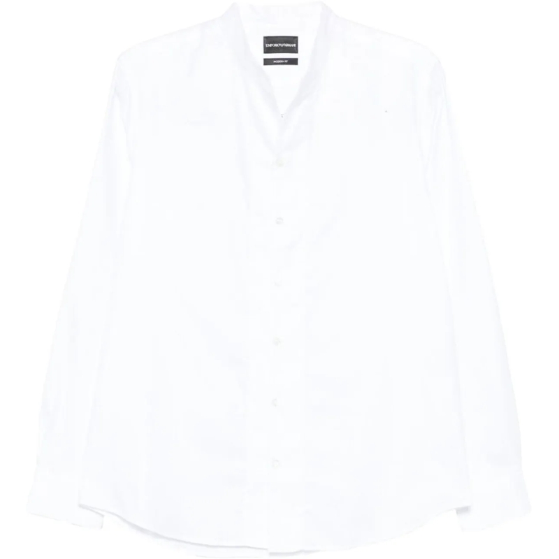 Emporio Armani Legeres Oberteil Shirts White weiß