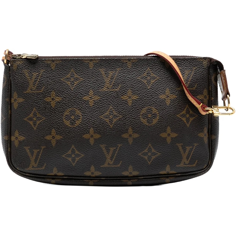 Louis Vuitton Schultertasche Monogram Pochette Accessoires braun