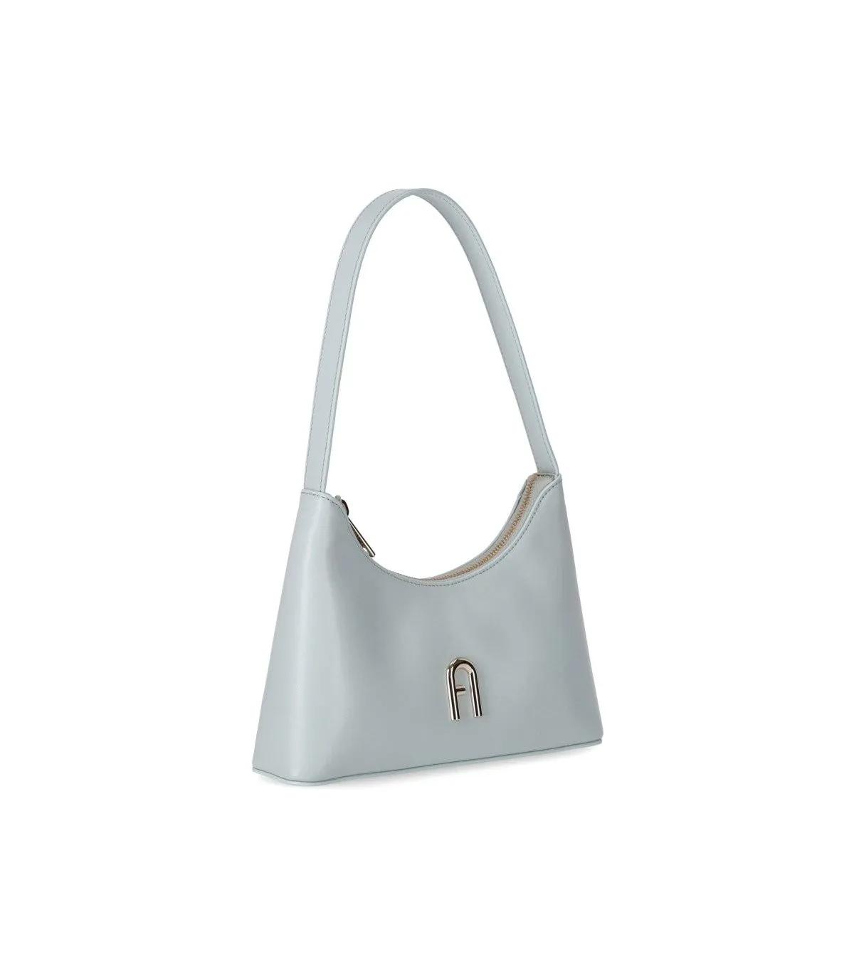 Furla Shoppers DIAMANTE MINI LAGUNA SHULTERTASCHE in blauw