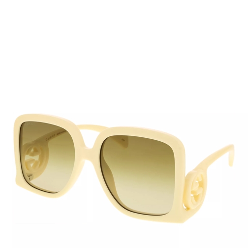 Gucci GG1326S IVORY-IVORY-BROWN Sonnenbrille