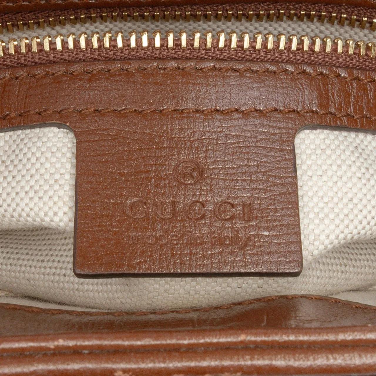 Thumbnail - Gucci Hobo Bags - Small GG Supreme Web Geometric Jackie 1961 Crossbo - Gr. unisize - in Braun - für Damen