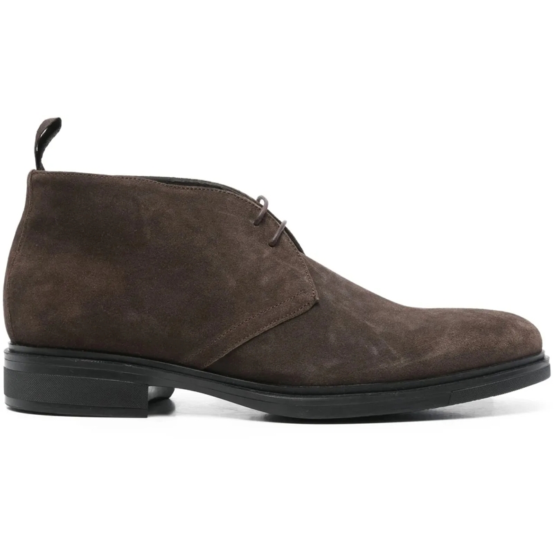 Corneliani Slides daim schoenen braun