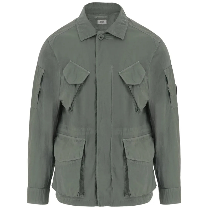 CP Company  Technical Shirt With Multiple Pockets Grey