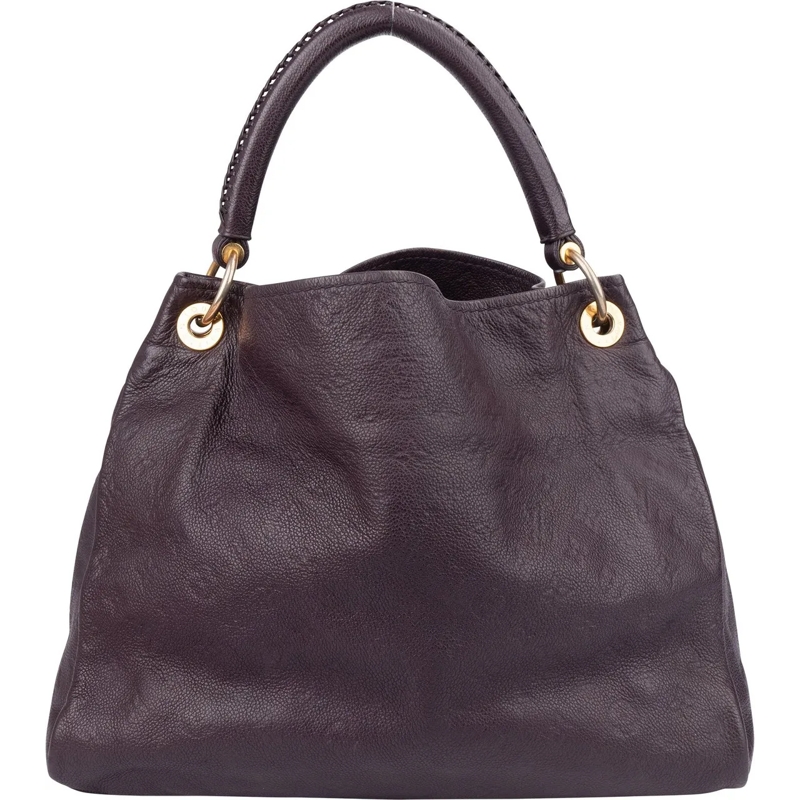 Louis Vuitton Schultertasche Louis Vuitton Leather Empreinte Monogram Artsy MM  lila