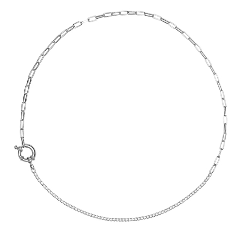PDPAOLA Mirage Necklace Silver Mittellange Halskette
