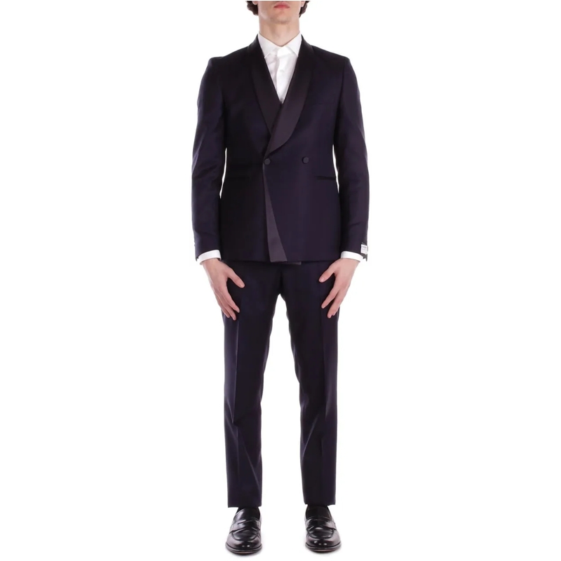 Tagliatore Robe midi Dresses Blue blau