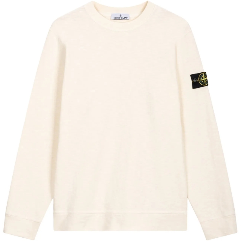 Stone Island T-Shirt Sweatshirt with logo detail weiß
