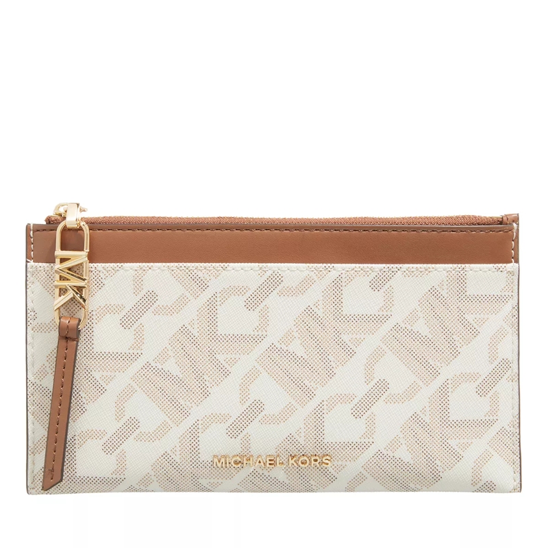 MICHAEL Michael Kors Kartenhalter Large Zip Card Case Vanilla Luggage