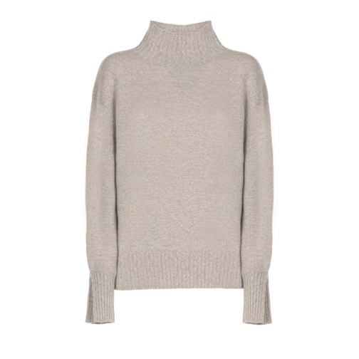 Vanise Trui met col Grey Vanise' Cashmere Jumper Grey