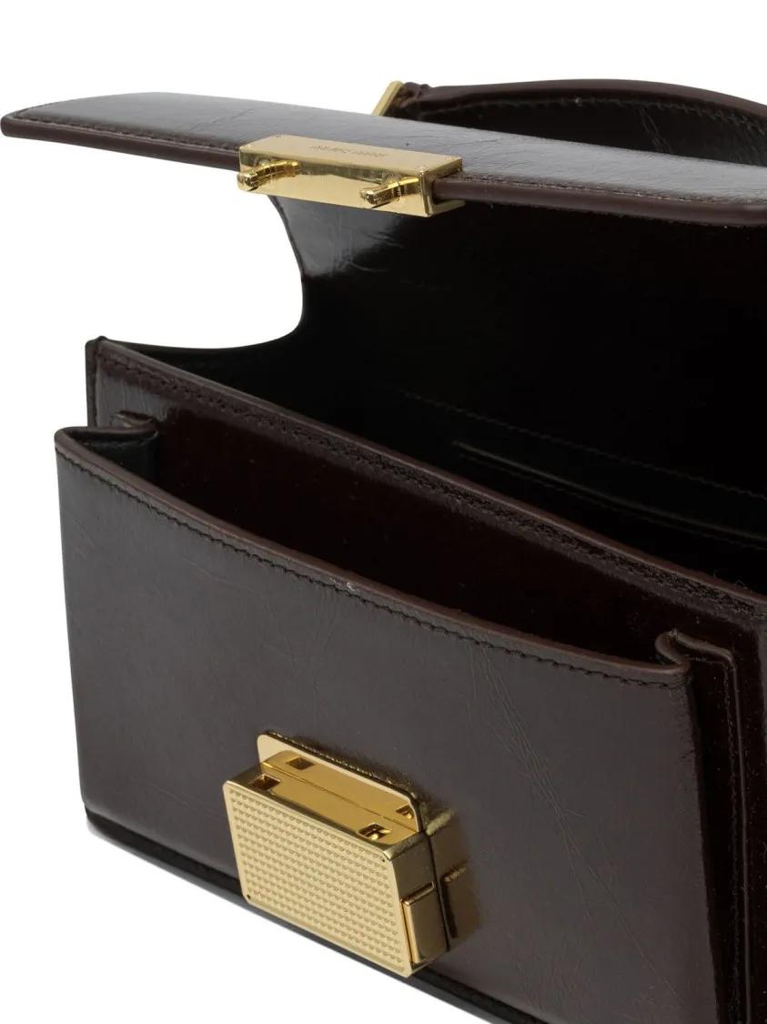 Thumbnail - Golden Goose Hobo Bags - Structured Black Bag With Minimalist Design - Gr. unisize - in Schwarz - für Damen