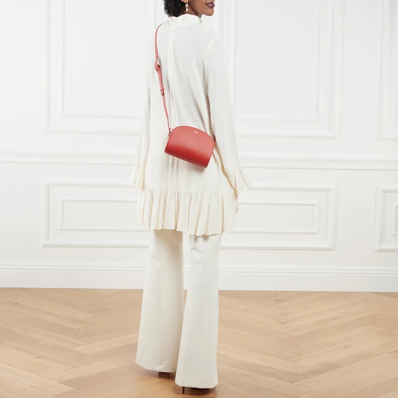 A.P.C. Crossbody Bag Sac Demi-Lune Mini Ear Mango(Image 2)