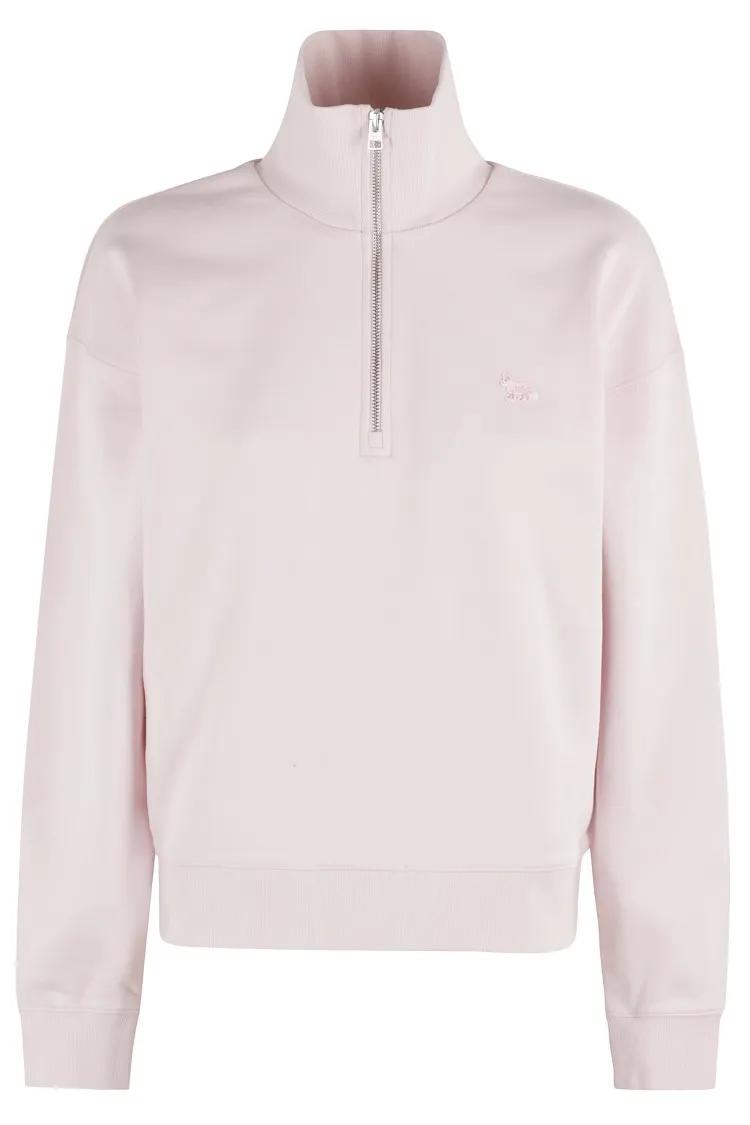 Thumbnail - Maison Kitsune - Half Zip Sweatshirt - Größe M - pink