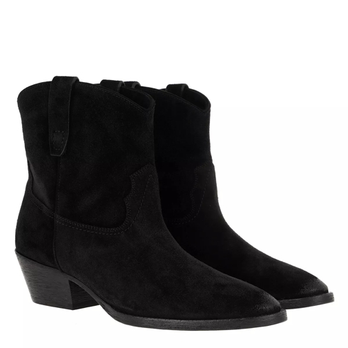 Saint Laurent Snake Boots Leather Black Ankle Boot