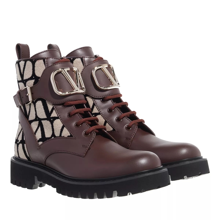 Valentino logo outlet boots