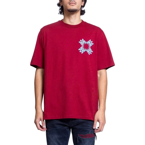 Amiri T-shirts MA QUAD TEE DEEP RED mehrfarbig