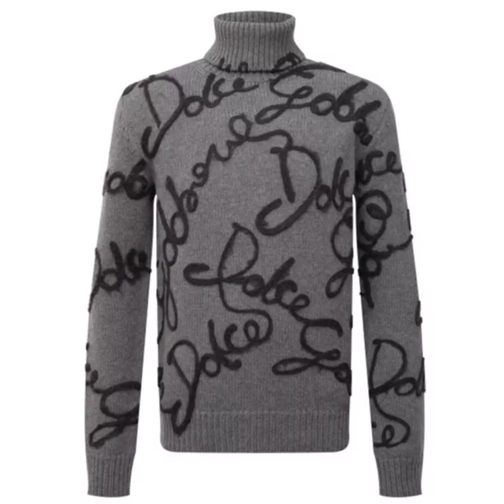 Dolce&Gabbana Wool And Cashmere Pullover Grey 
