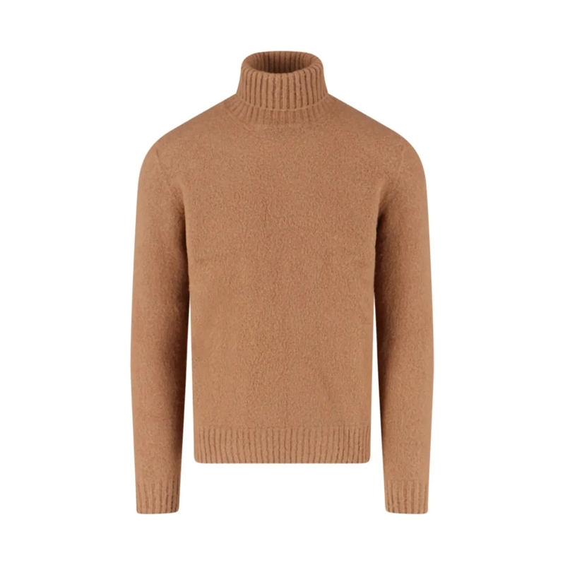 Drumohr Pull Turtleneck Sweater – Brown Brown