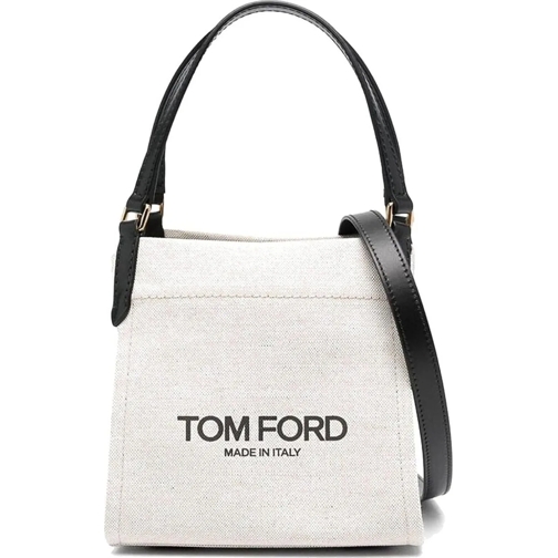 Tom Ford Schultertasche Tom Ford Medium Amalfi Tote Bag beige