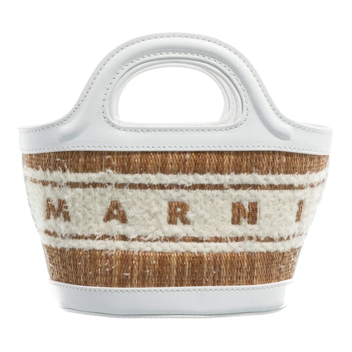 Marni Mini Tas Tropicalia Micro Ecru/White