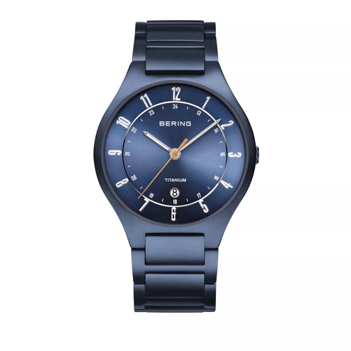 Bering Watch Titanium Blue Multifunktionsuhr