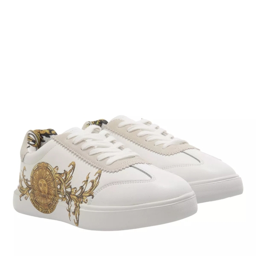 Versace Jeans Couture Sneakers Shoes White Gold låg sneaker