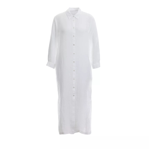 120% Lino Robe Linnen WOMAN DRESS 000050 WHITE