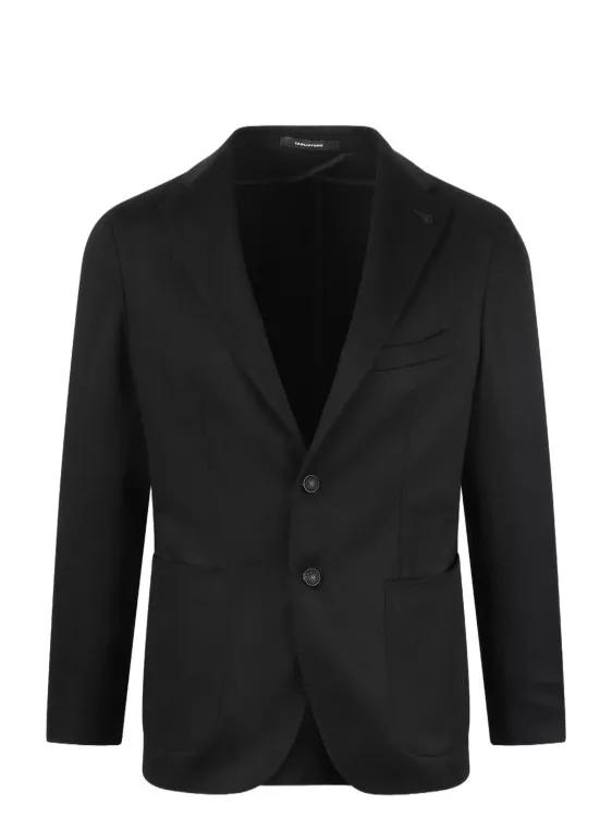 Tagliatore - Cashmere Single Breasted Blazer - Größe 48 - black