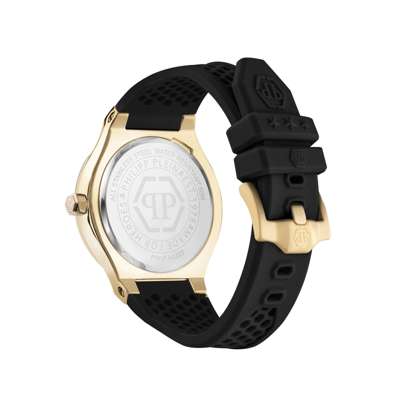 Philipp Plein Quarzuhr Quarz-Analoguhr Plein Underdog gold(Image 2)