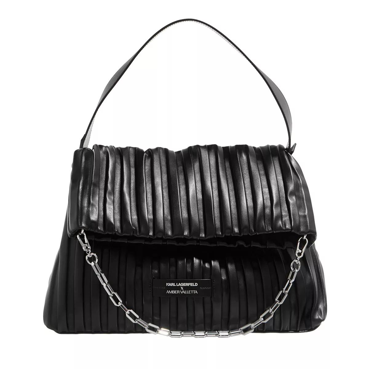 Karl Lagerfeld Totes & Shopper - Klxav Pleated Folded Tote - Gr. unisize - in Schwarz - für Damen