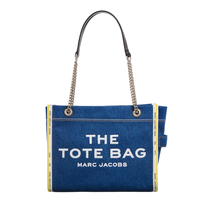 トートバッグ The Medium Tote - Marc Jacobs - Cotton - Blue Marc Jacobs The Medium Tote Dark Wash | Tote