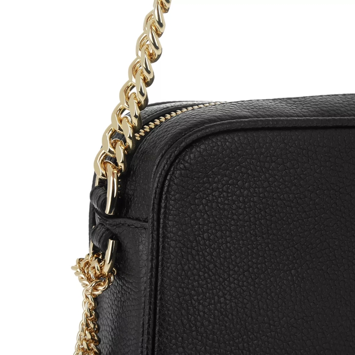 Michael kors black and gold crossbody purse on sale