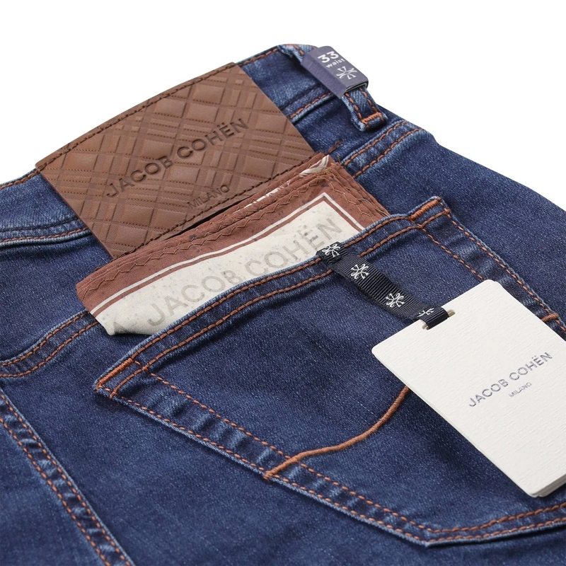Jacob Cohen Jeans Slim-Fit Jeans Scott blau(Image 3)