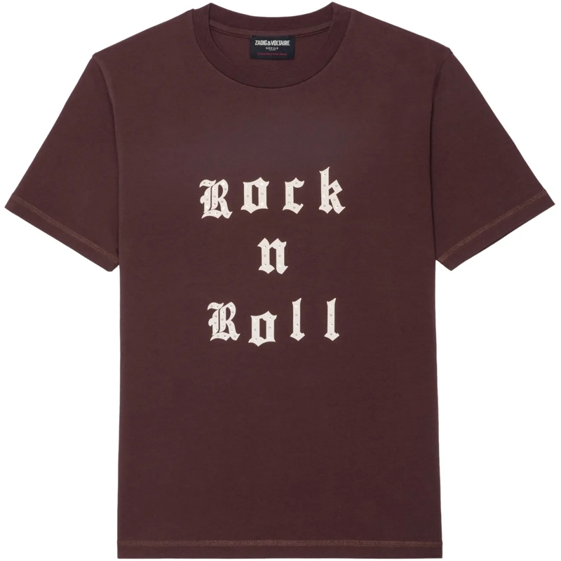 Zadig & Voltaire T-shirt T-Shirts And Polos Bordeaux mehrfarbig