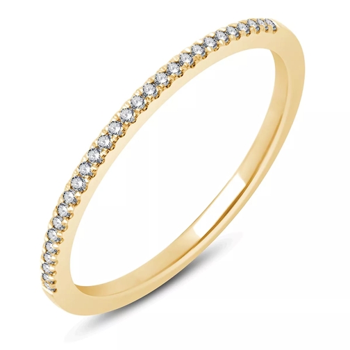 Pukka Berlin Micro Diamond Band Yellow Gold Diamanten Ring