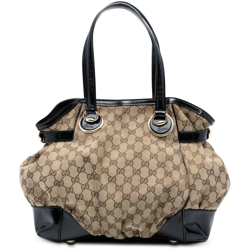 Gucci Shopper GG Canvas Full Moon Tote braun