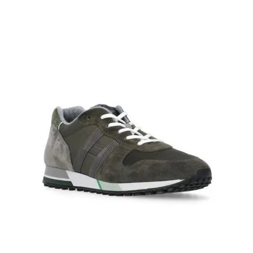 Hogan H383 Sneakers Green lage-top sneaker