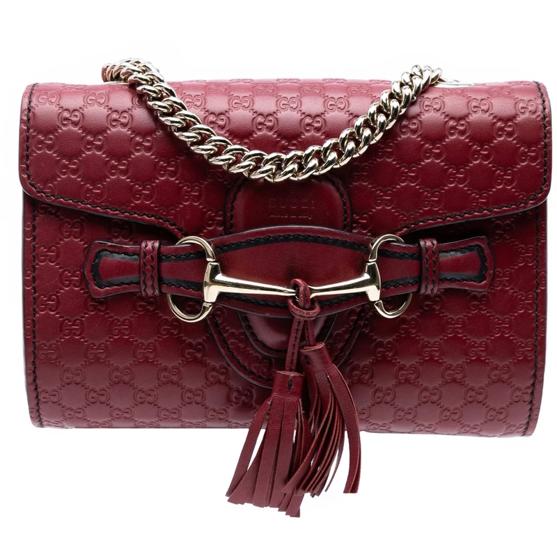 Gucci Sac à bandoulière Mini Microguccissima Emily Crossbody rot