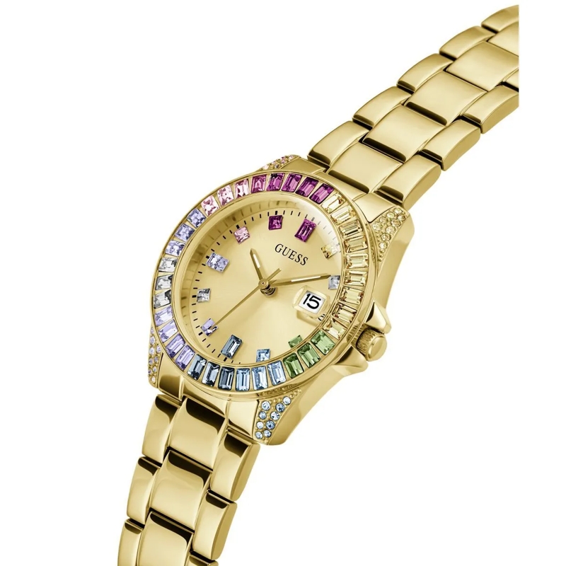 Guess Quarzuhr Quarz-Analoguhr Gd Opaline gold(Image 5)