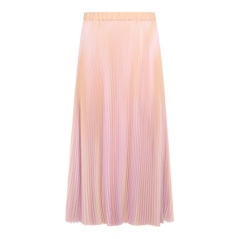 Fabiana Filippi Midirok Pleated Midi Skirt In Lilac Pink