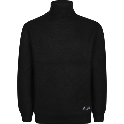 A.P.C.  Walter Turtle Neck Sweater Black schwarz