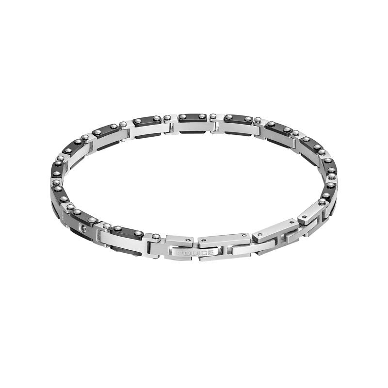 Police Armband Armband Spire- Herrenarmband- Farbe: silber- G silber