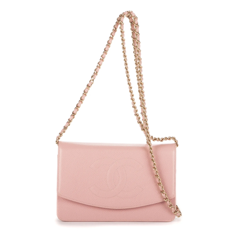 Chanel Crossbody Bag Timeless Wallet On Chain pink