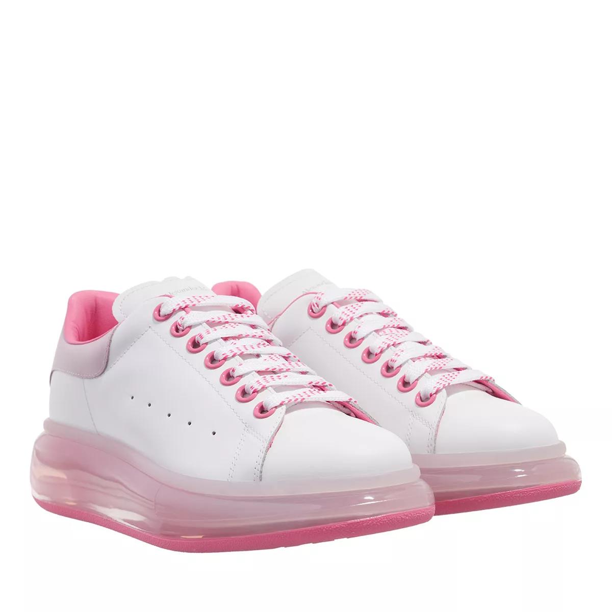 Alexander McQueen Larry Sneakers White Pink scarpa da