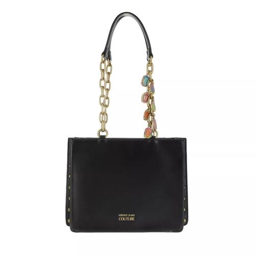 Versace Jeans Couture Satchel Bag Black Borsa da shopping